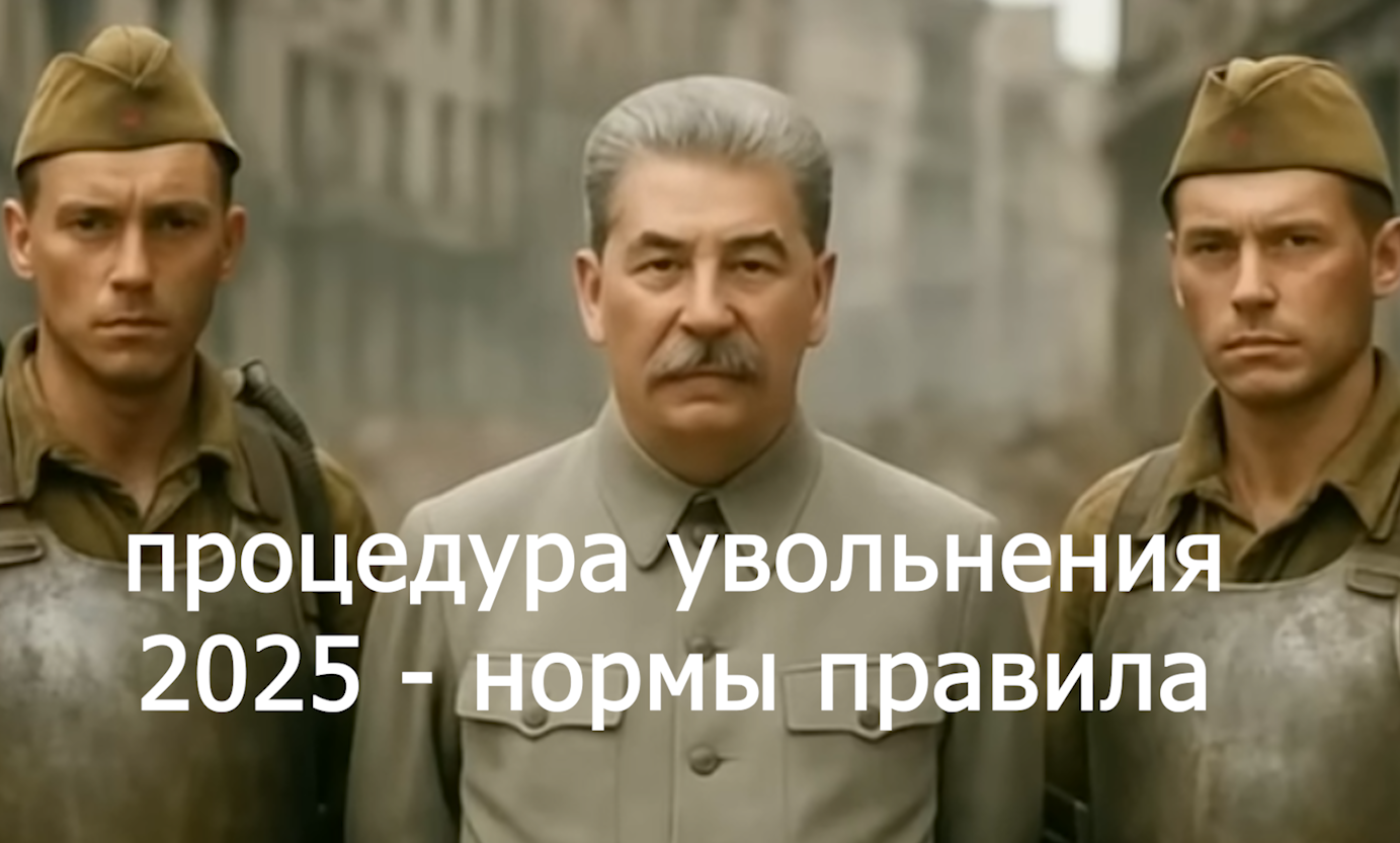 Процедура увольнения 2025 основные нормы и правила